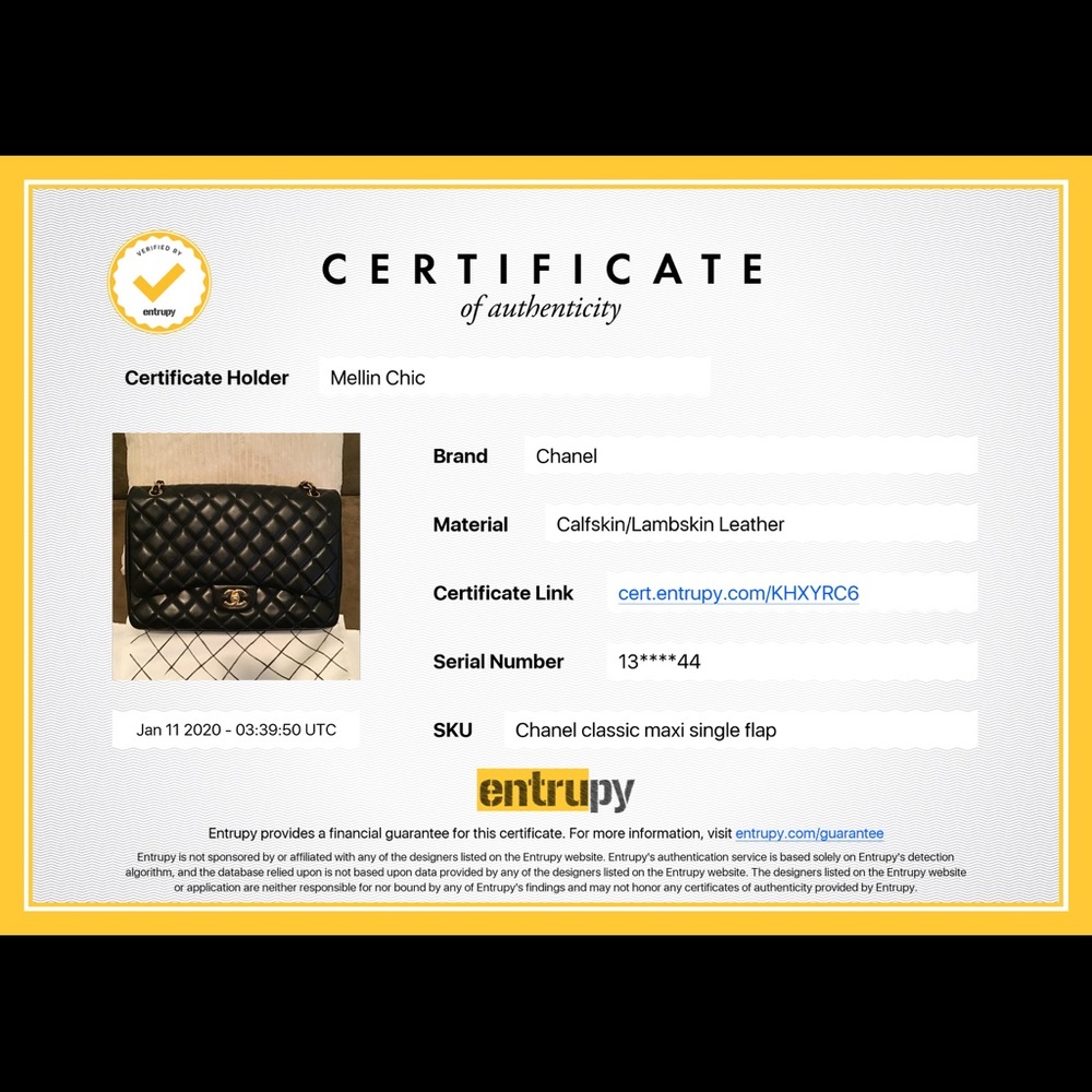 💓Sold💓Chanel classic maxi flap - Picture 7 of 8